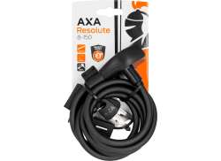 Axa Resolute Zabezpieczenie Linkowe &Oslash;8mm 150cm - Mat Czarny