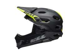 Bell Super DH Full Face Kask Mips Black/Lime