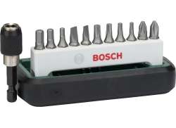 Bosch Zestaw Bit&oacute;w 12-Czesci TX/Cg/Plus/INB - Srebrny/Zielony