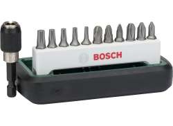 Bosch Zestaw Bit&oacute;w 12-Czesci TX/Cg - Srebrny/Zielony
