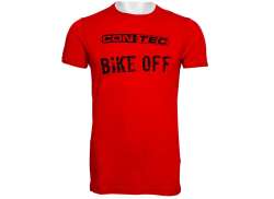 Contec Bike Off T-Shirt Ss (Kr&oacute;tki Rekaw) Czerwony/Czarny