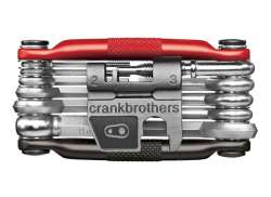 Crankbrothers Multi-Tool 17-Czesci - Czarny/Czerwony