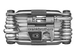 Crankbrothers Multi-Tool Hi-Ten Stal 19 Czesci - Srebrny