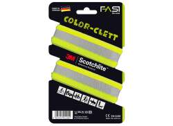 Fasi Color Clett Pasek Do Spodni Rzep Velcro - Z&oacute;lty (2)