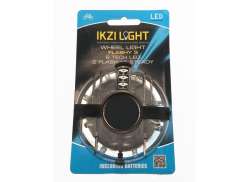 IKZI Piasta Lampka 8 LED - Bialy/Przejrzystosc