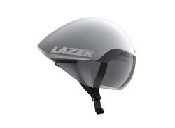 Lazer Victor KinetiCore Kask Rowerowy White/Silver