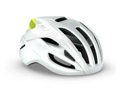 M E T Rivale Kask Rowerowy Mips Undyed White Limonka - M 56-58 cm