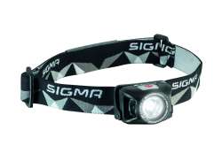 Sigma Headlight II Lampka Na Kask LED Akumulator - Czarny/Szary