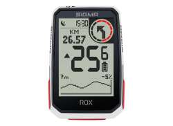 Sigma Rox 4.0 GPS Nawigacja Rowerowa HR/Kadencja - Bialy