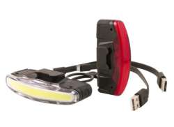 Spanninga Arco Zestaw Oswietlenia LED Akumulator USB - Czarny