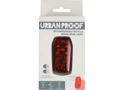 Urban Proof Lampka Tylna LED Swiatelko Hamulcowe USB - Czerwony