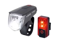 VDO Eco Light M90 FL Zestaw Lampek LED USB - Czarny