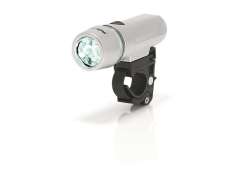 XLC Triton 5X Lampka Przednia LED Baterie - Srebrny
